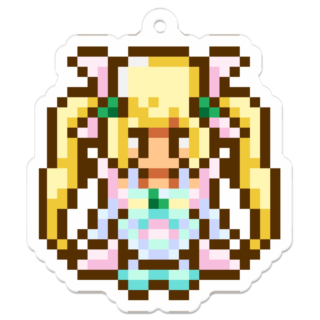 キュアエコードット絵キーホルダー