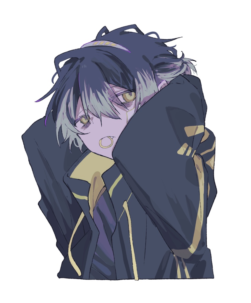 ステッカー(迅雷ハーフアップver.)