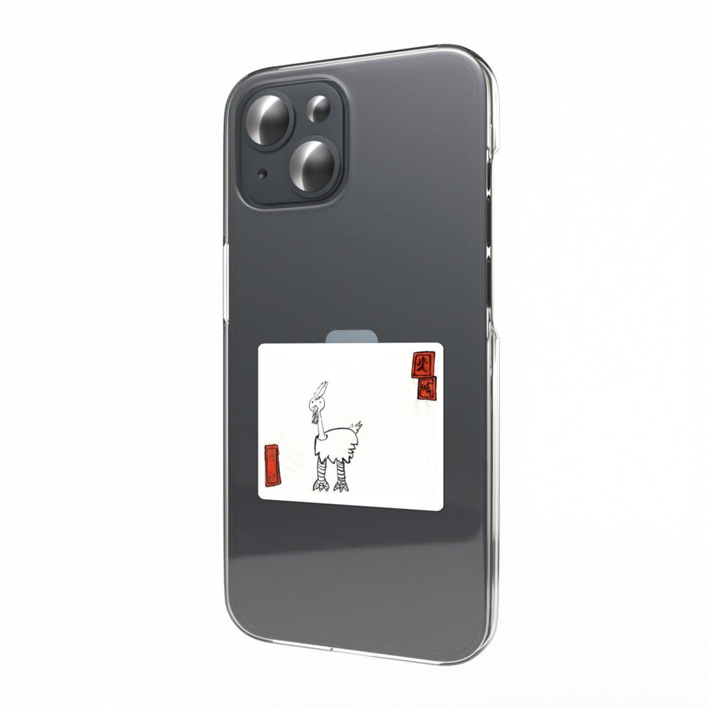 ヒクイドリのスマホステッカー