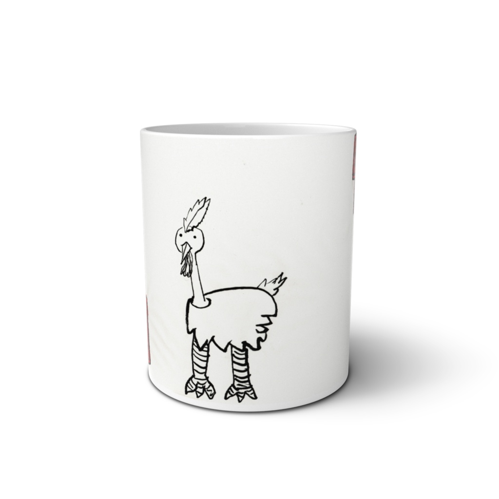 ヒクイドリマグカップ