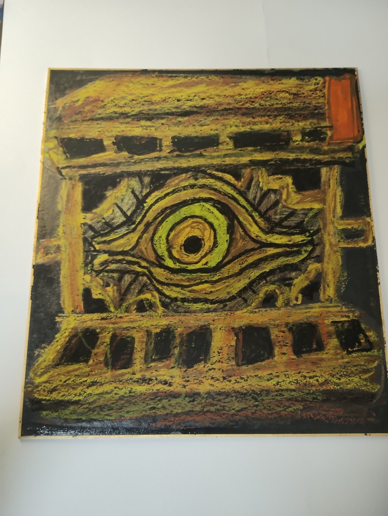 闇の誘惑/封印の黄金櫃(色紙)