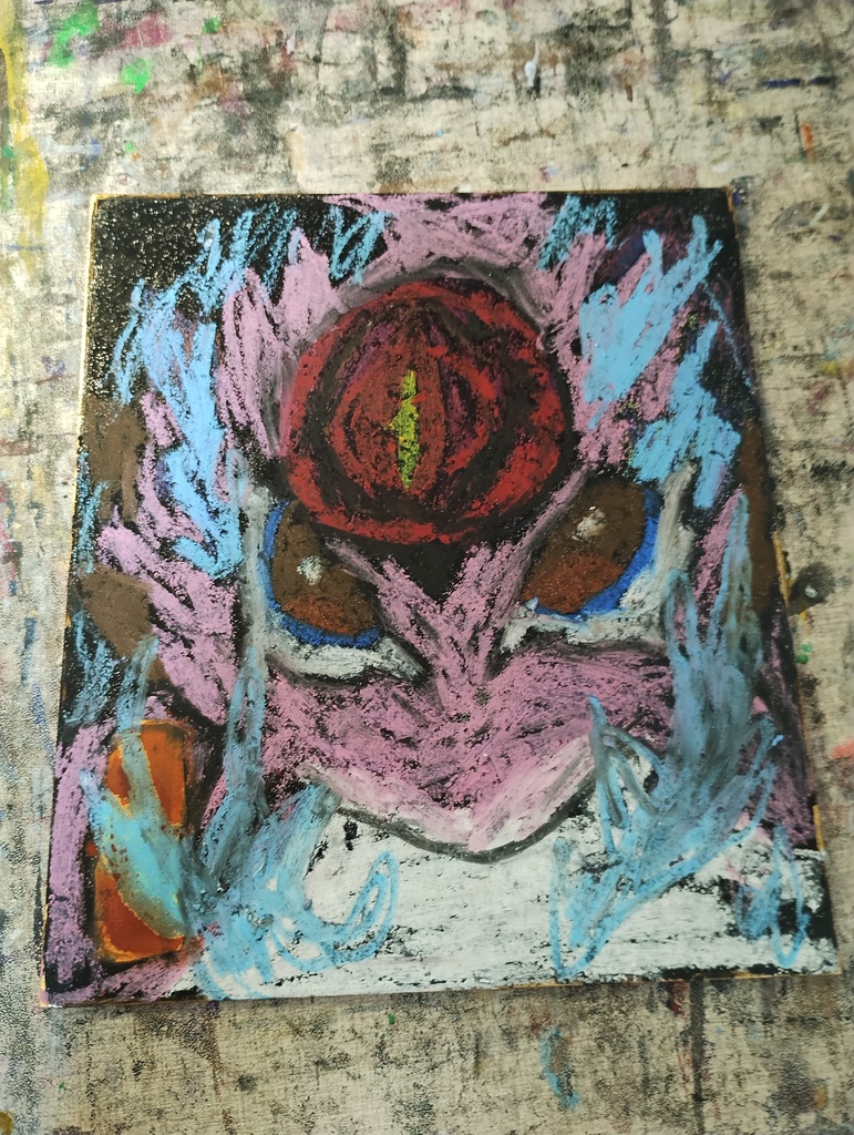 真炎王 ポニクス/蛇眼の炎燐(色紙)