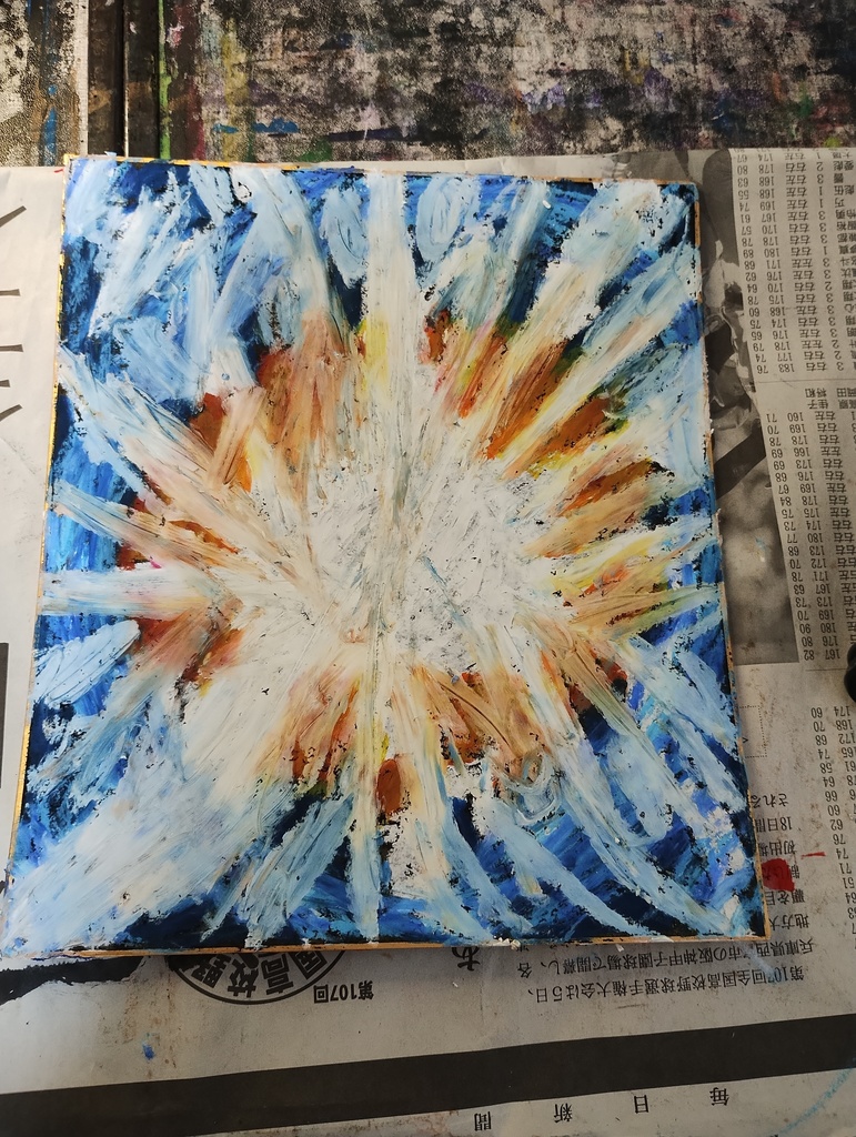 融合/超融合(色紙原画)