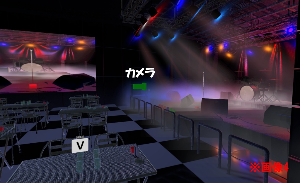 【VRChatワールド】LiveBar (ライブバー)_ver4 ※VCC・SDK3対応
