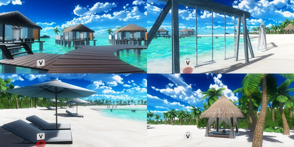 【VRChatワールド】Island Ver4 ※VCC,SDK3対応