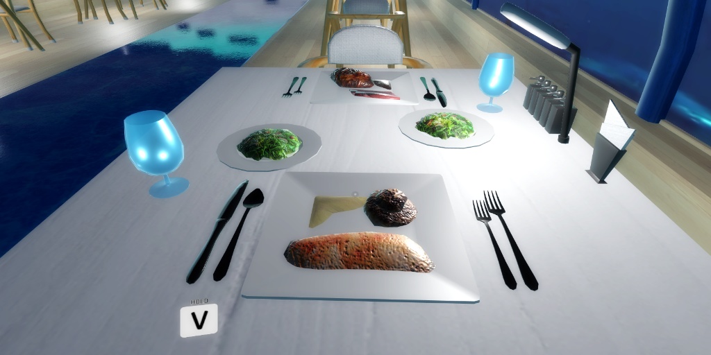 【VRChatワールド】水中レストラン Ver2 ※VCC対応,SDK3対応