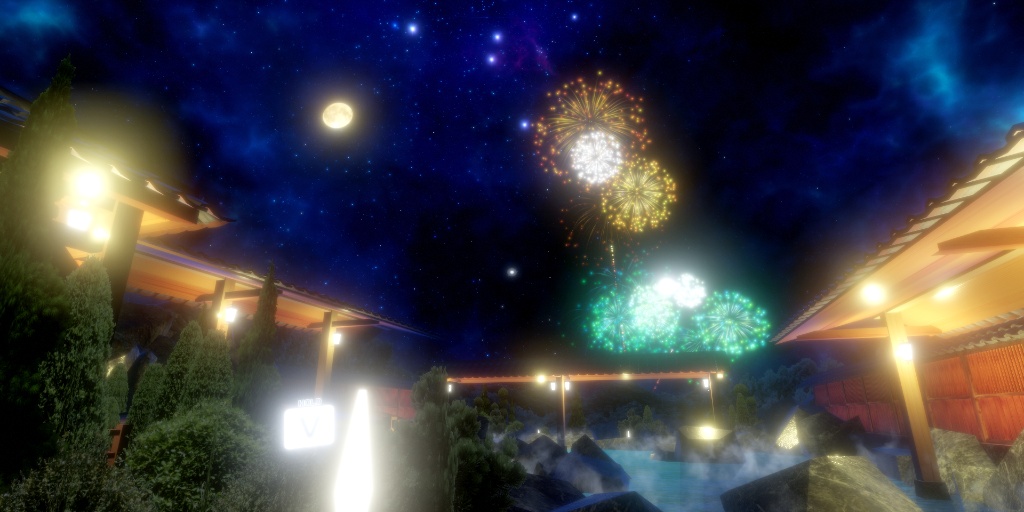 【VRChatワールド】温泉ワールド ※VCC,SDK3対応