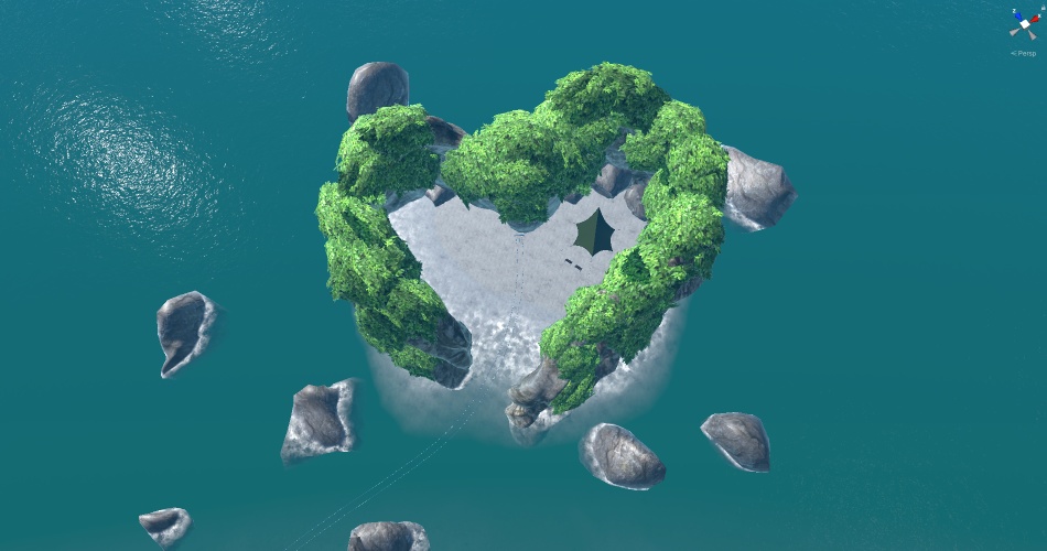 【VRChatワールド】Island用 DLC1 ver2 ※VCC,SDK3対応