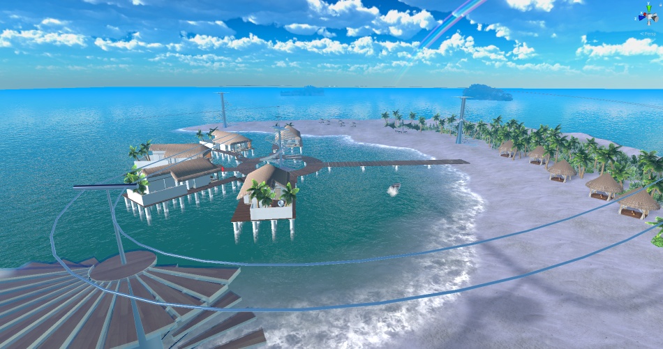 【VRChatワールド】Island用 DLC1 ver2 ※VCC,SDK3対応