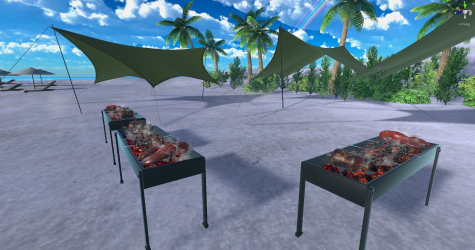 【VRChatワールド】Island用 DLC1 ver2 ※VCC,SDK3対応