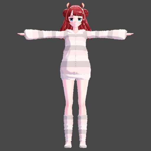 オリジナル3Dモデル「Rion -りおん-」 ver1.1.1 +夏服2【無料配布】