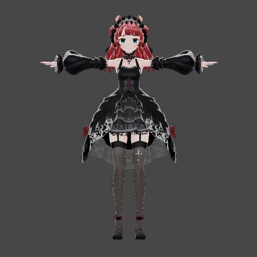 オリジナル3Dモデル「Rion -りおん-」 ver1.1.1 +夏服2【無料配布】