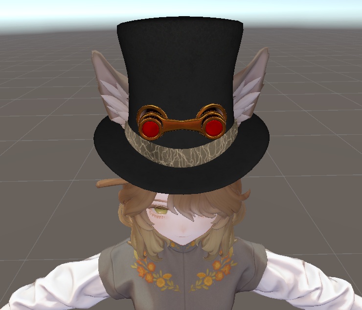 スチームパンク帽子 MA VRChat Liltoon