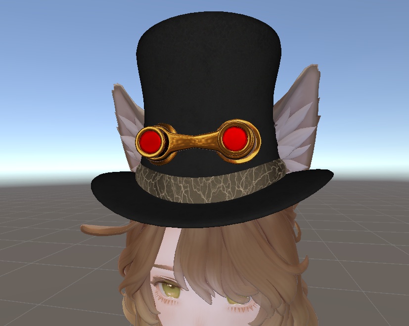 スチームパンク帽子 MA VRChat Liltoon