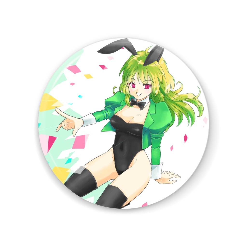 バニーさん缶ミラー