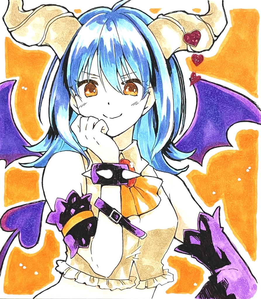 ハロウィン色紙