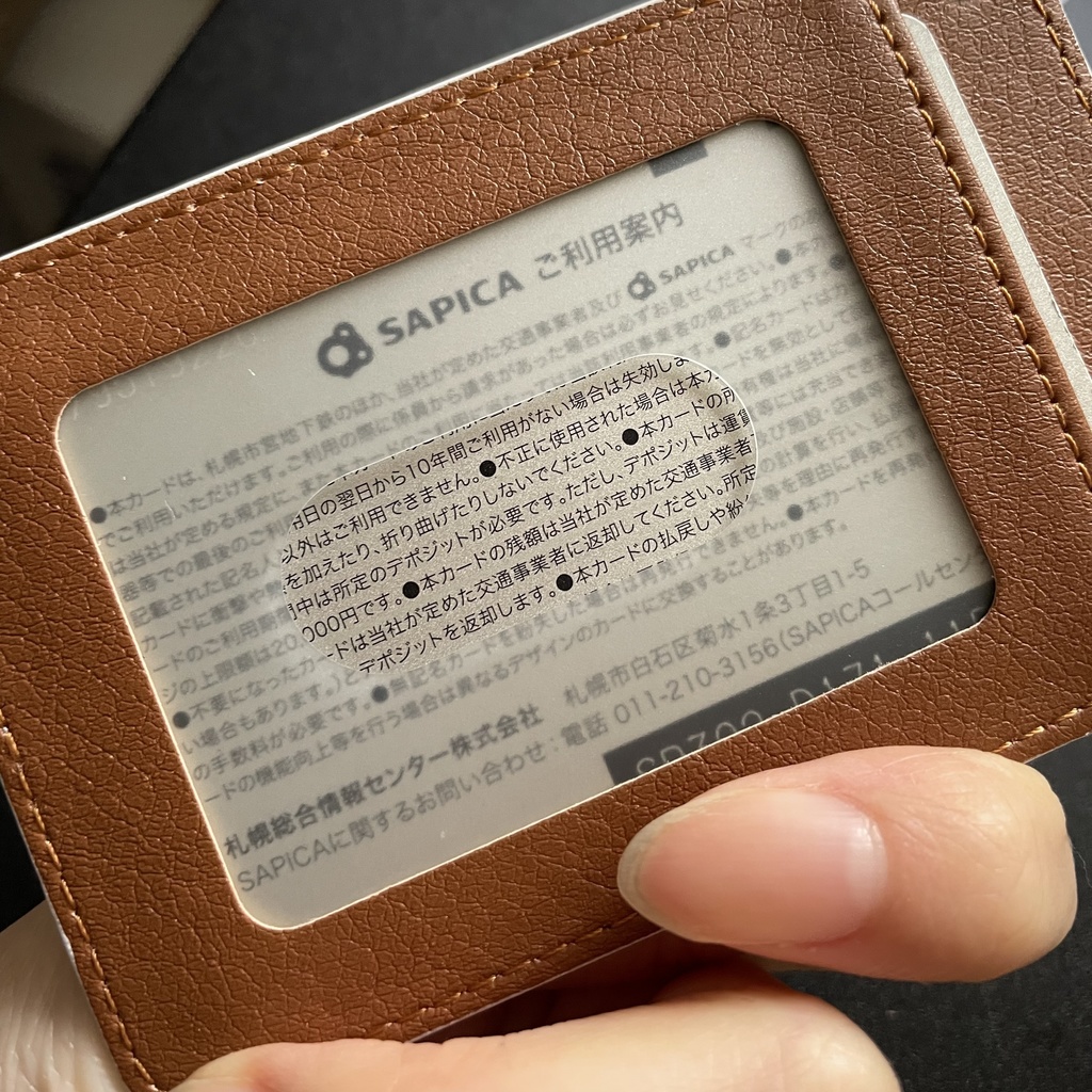 一コマ日記 パスケース