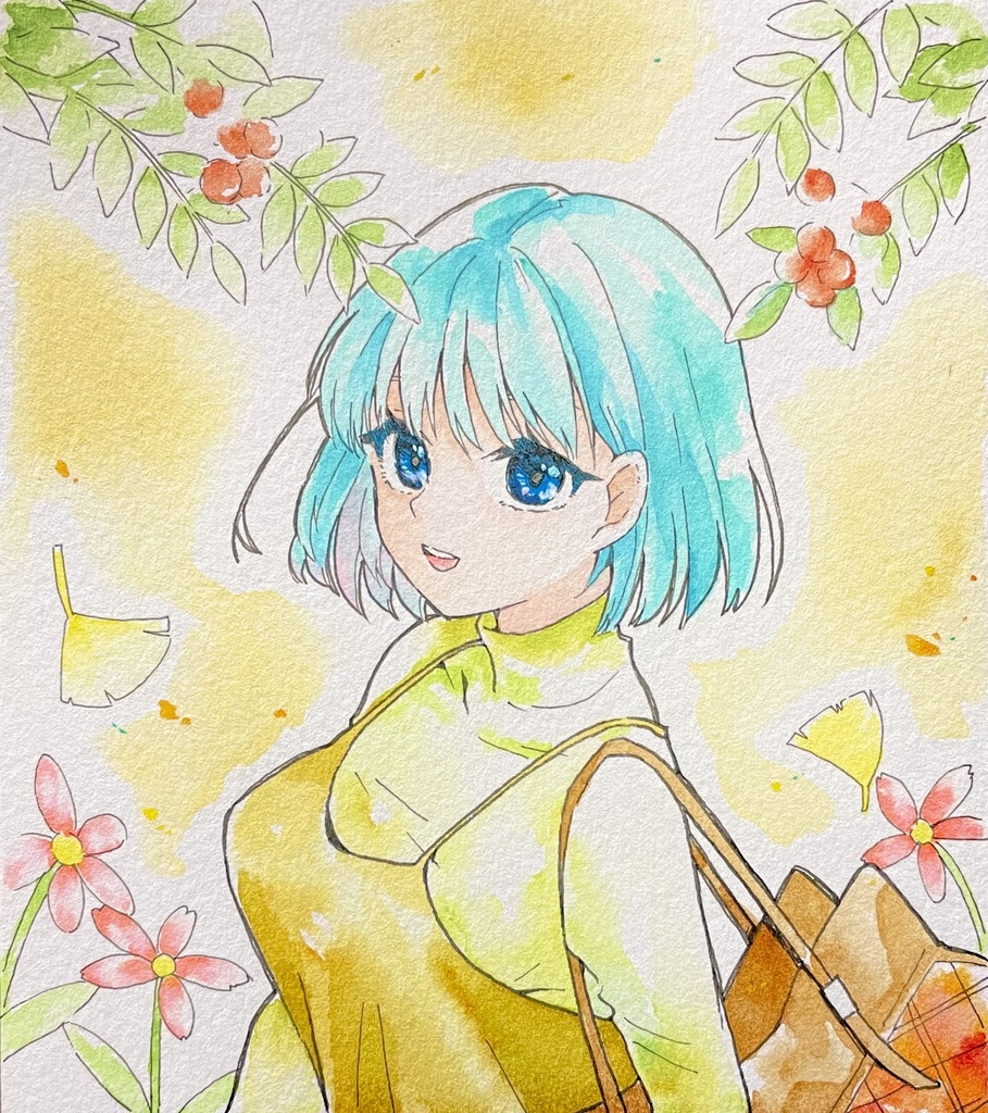 色紙　秋