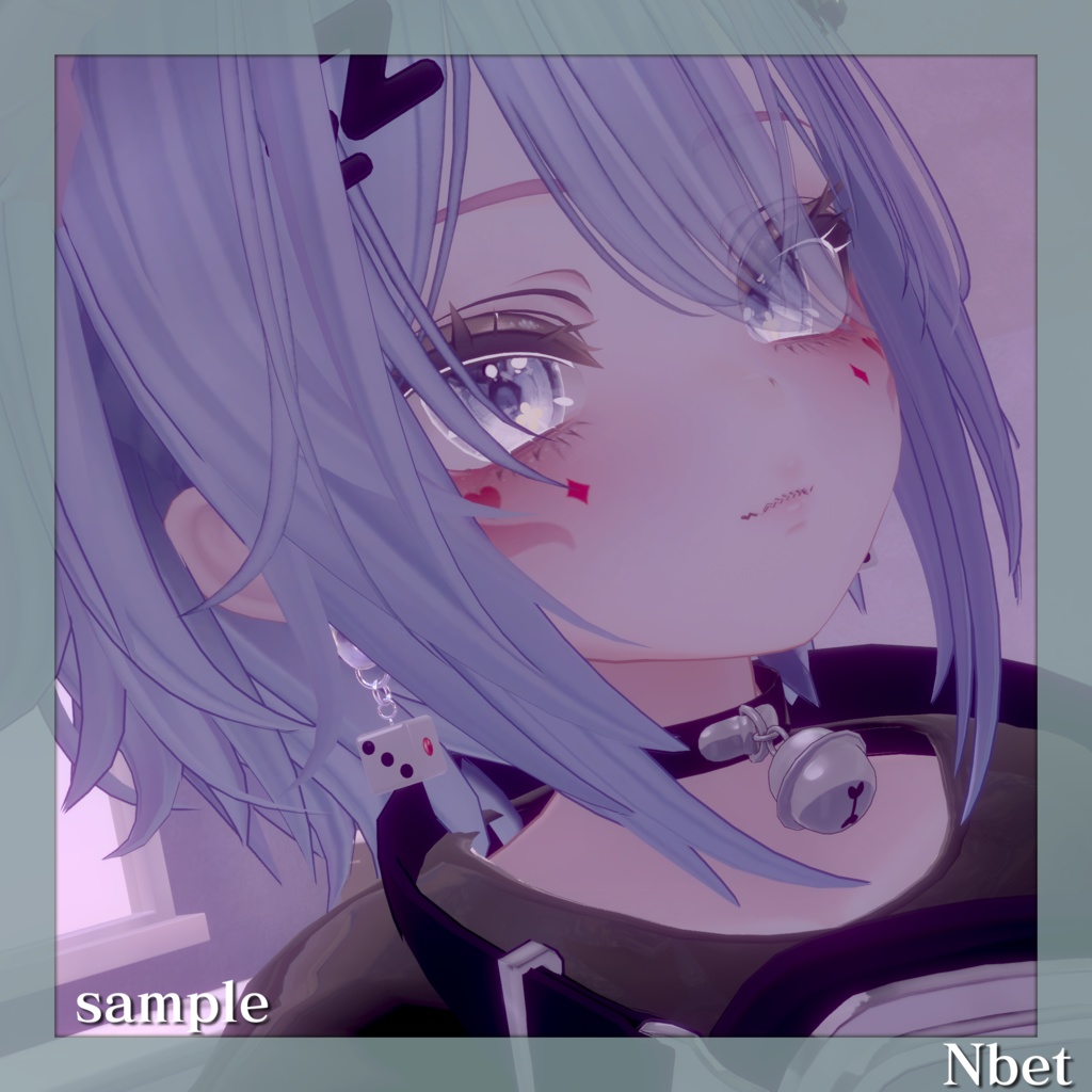 【VRC想定】Dice Earring