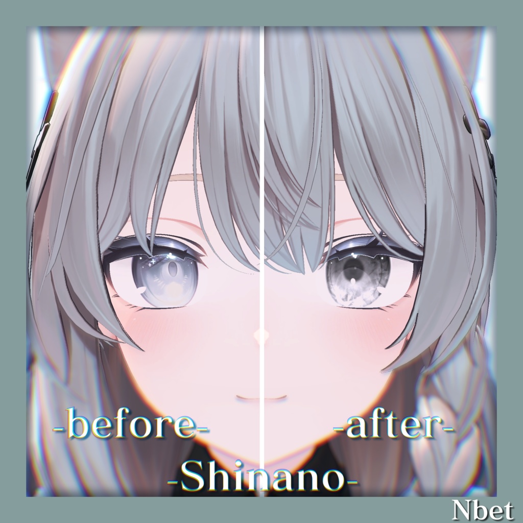 【12アバター対応】N_triangle_eye【VRchat】