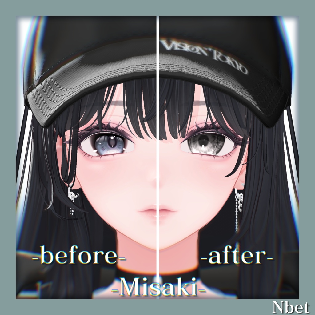 <sale>【14アバター対応】N_triangle_eye【VRchat】
