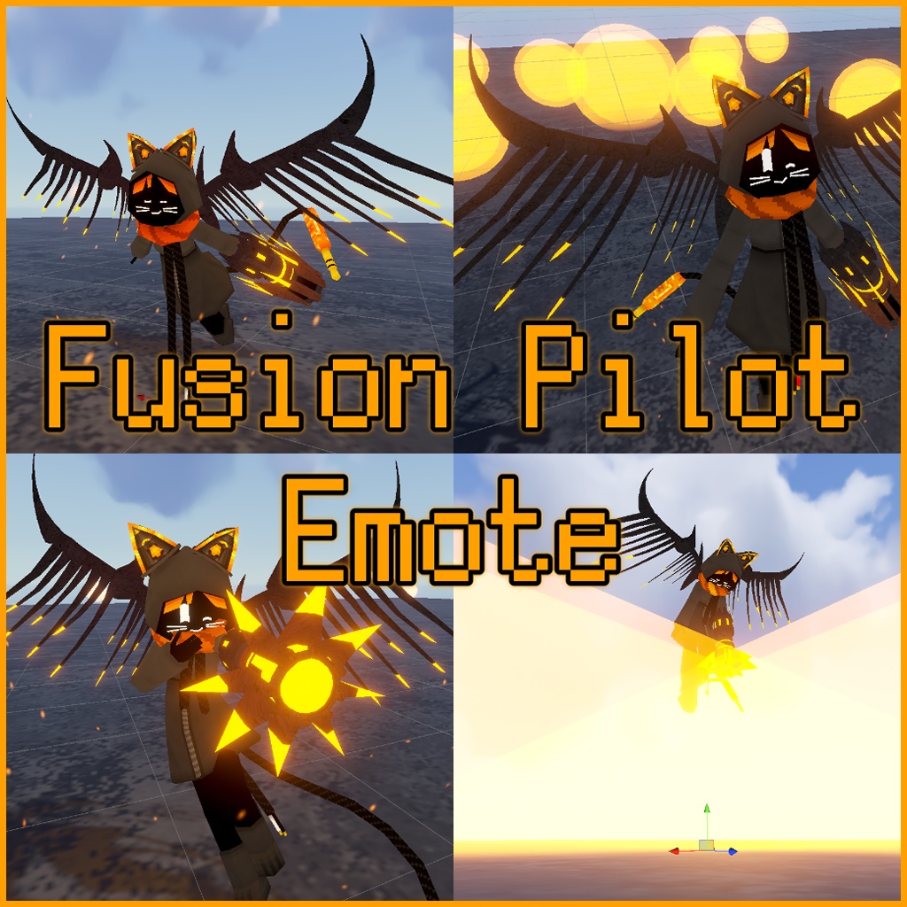 【MA対応】Fusion Pilot Emote 「Little Shade 対応」