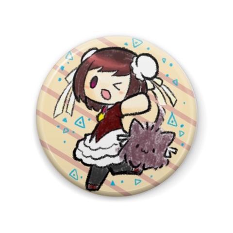 けだまちゃん缶バッジ