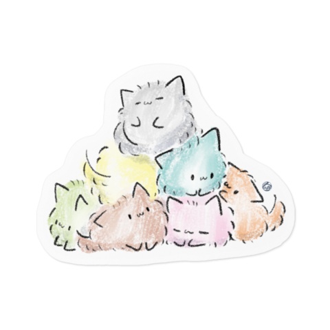 けだまちゃんステッカー