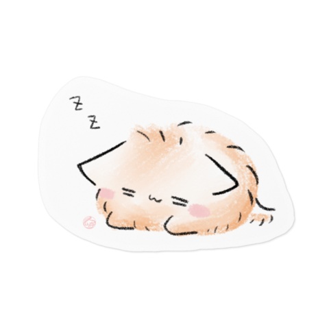 けだまちゃんステッカー