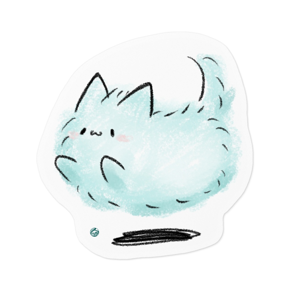 けだまちゃんステッカー