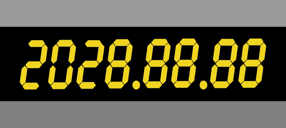 日付けテープ4cm版