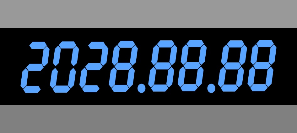 日付けテープ4cm版