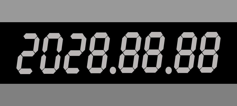 日付けテープ4cm版