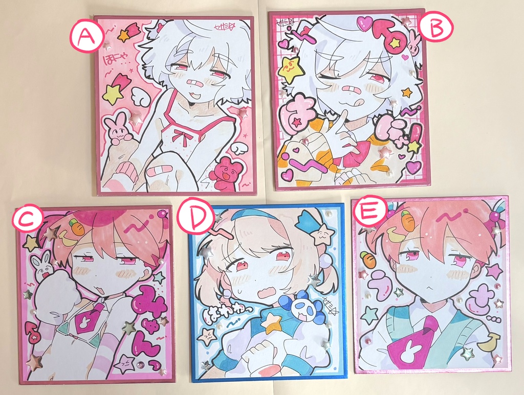 原画色紙☆小サイズ