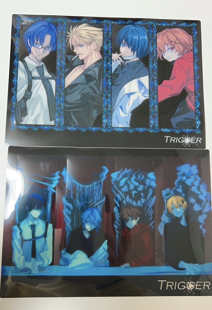 ぺけ隊2 「TRIGGER」描き下ろしクリアしおりセット