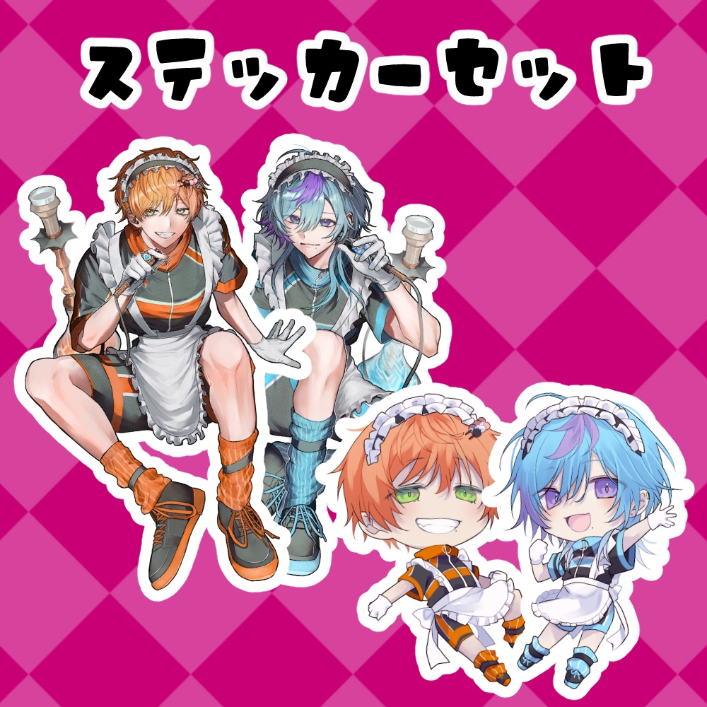 【ぺけ隊】ステッカーセット
