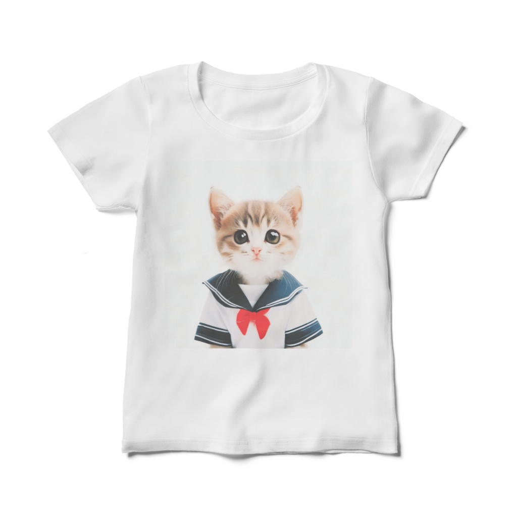セーラーキャット【レディースTシャツ】