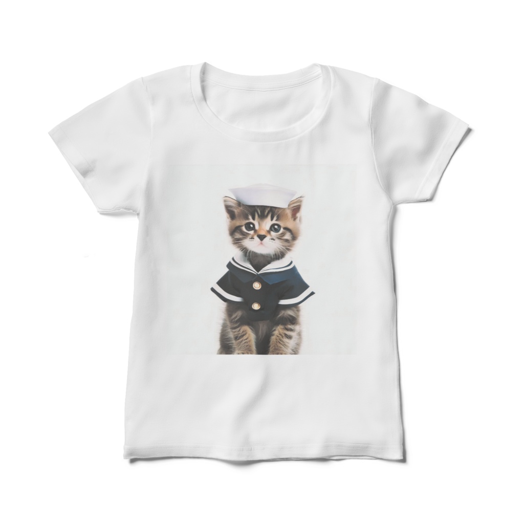 セーラーキャット【レディースTシャツ】