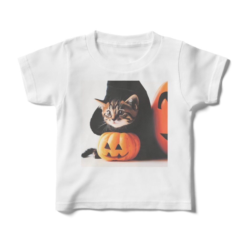 ハローウィンキャット【キッズ　Tシャツ】