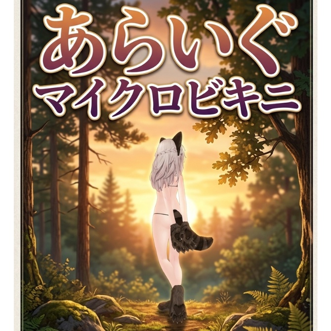 【24時間限定/無料/Free】あらいぐマイクロビキニ - raccoon Micro Bikini