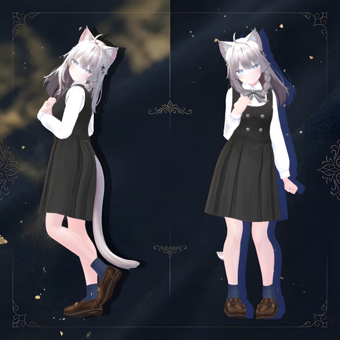 【3D衣装】Precious School Uniforms - ジャンパースカート