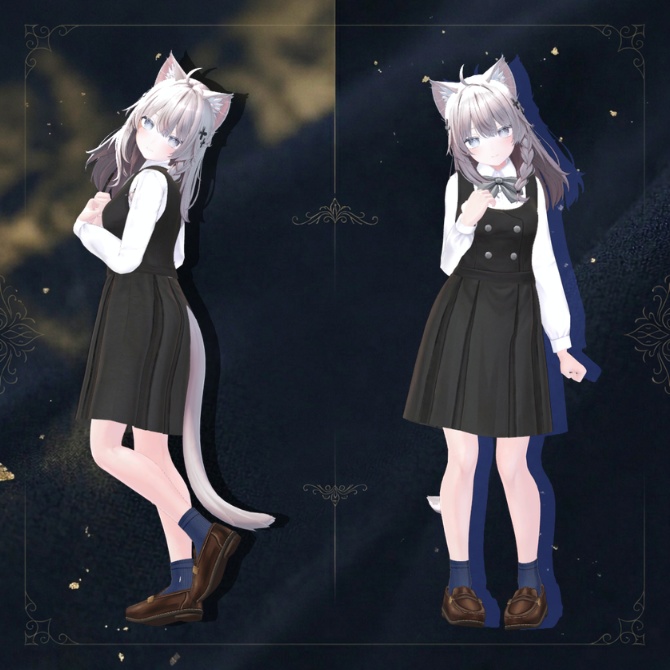 【3D衣装】Precious School Uniforms - ジャンパースカート