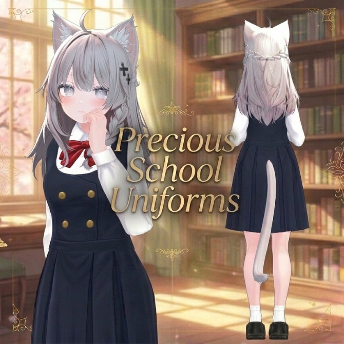 【3D衣装】Precious School Uniforms - ジャンパースカート