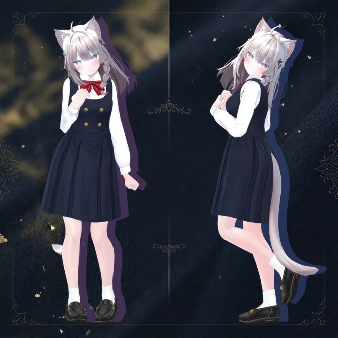 【3D衣装】Precious School Uniforms - ジャンパースカート