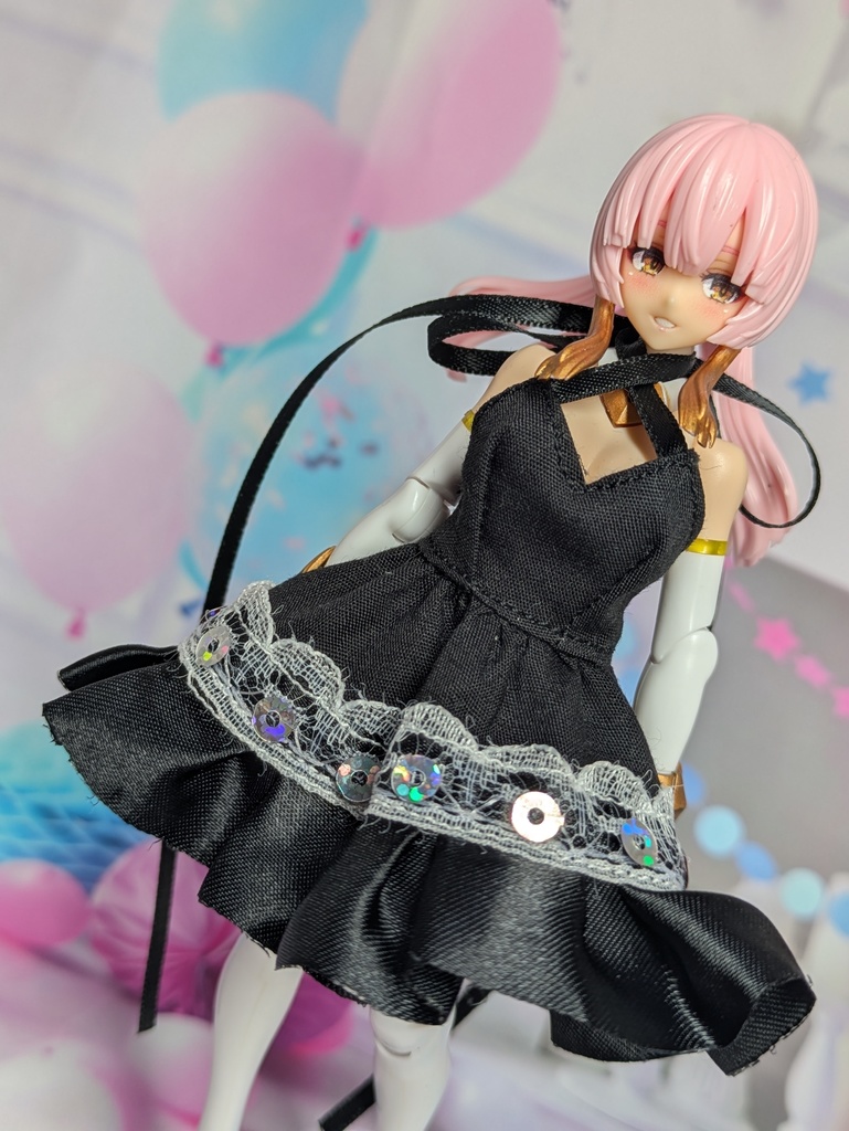 メガミデバイスMサイズ　黒ミニドレス