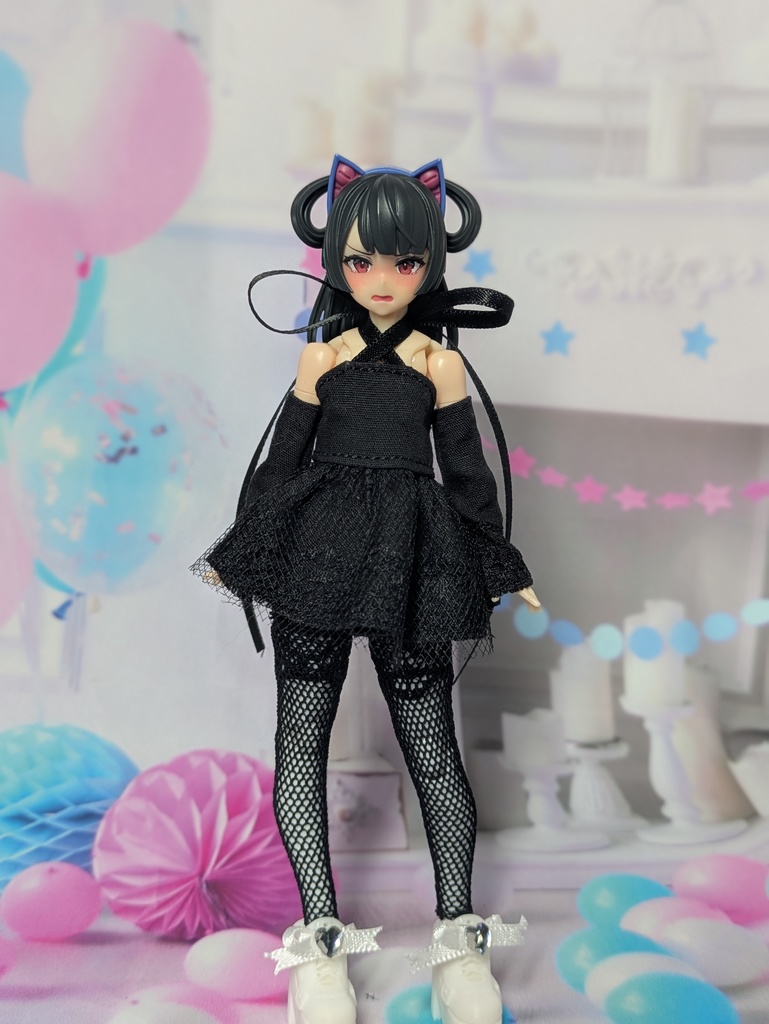 メガミデバイスSサイズ ミニドレス+網タイ