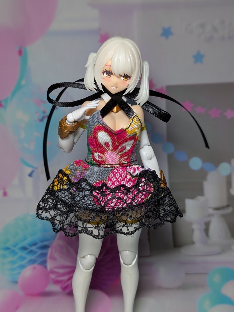 ※B品 和柄ミニドレス メガミデバイスMサイズ