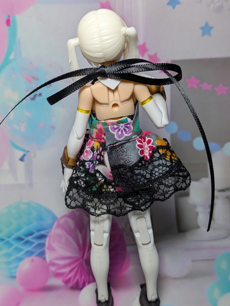 ※B品 和柄ミニドレス メガミデバイスMサイズ