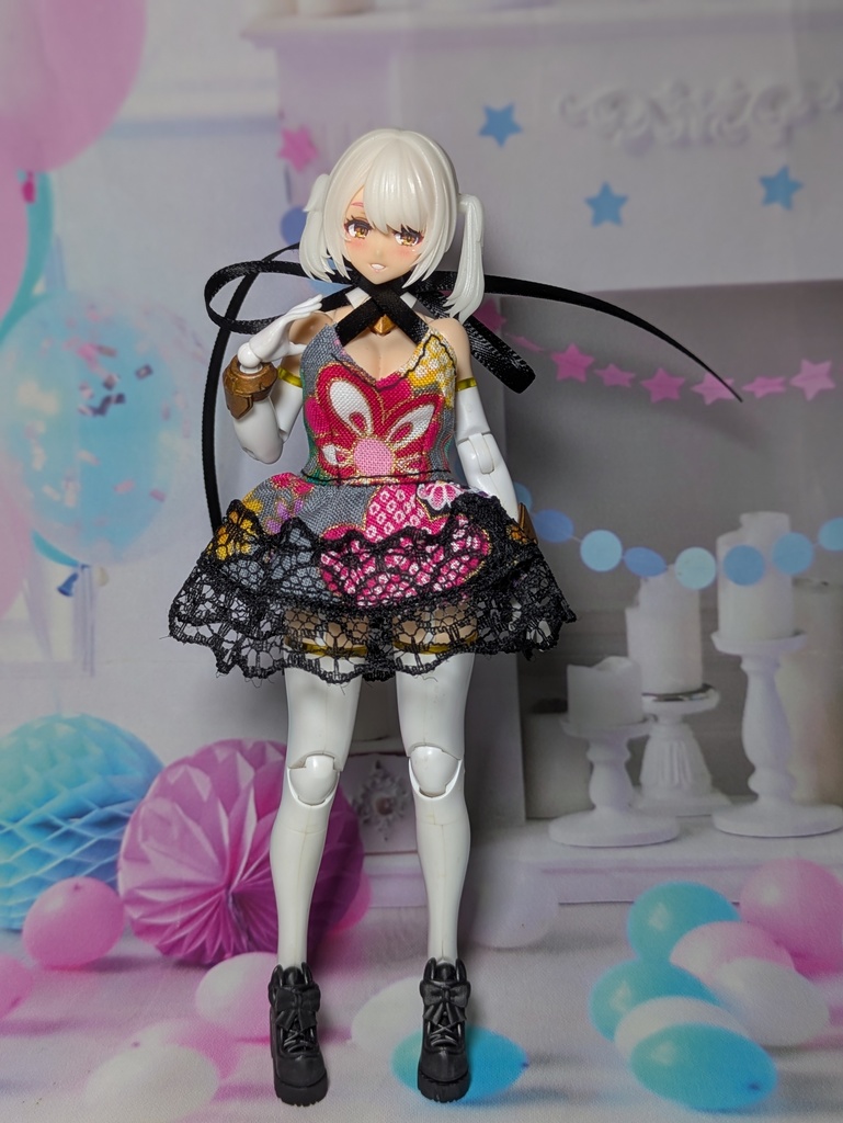 ※B品 和柄ミニドレス メガミデバイスMサイズ