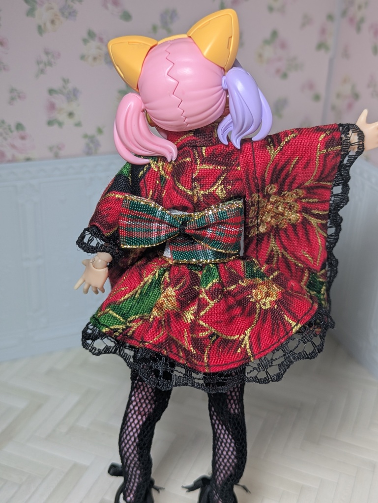 和装ドレス ポインセチア メガミデバイスSサイズ